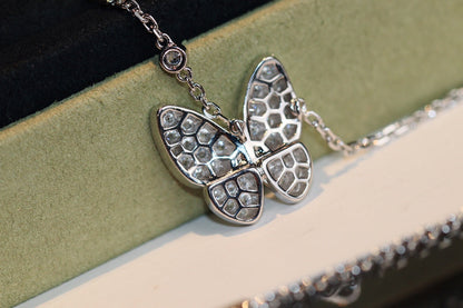 [Limara]BUTTERFLY DIAMOND CHARM NECKLACE