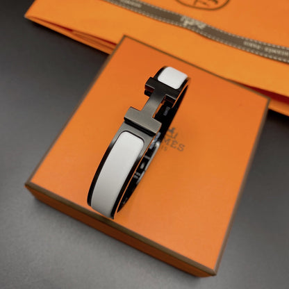 [Limara]H BRACELET 12MM BLACK WHITE CERAMIC
