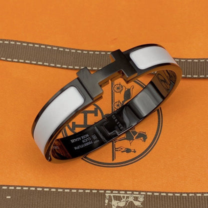 [Limara]H BRACELET 12MM BLACK WHITE CERAMIC