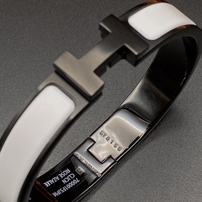 [Limara]H BRACELET 12MM BLACK WHITE CERAMIC