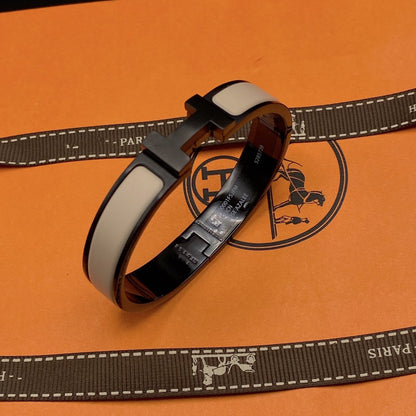 [Limara]H BRACELET 12MM BLACK BEIGE CERAMIC