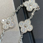 [Limara]LUCKY CLOVER 5-MOTIF BRACELET - FULL-DIAMOND