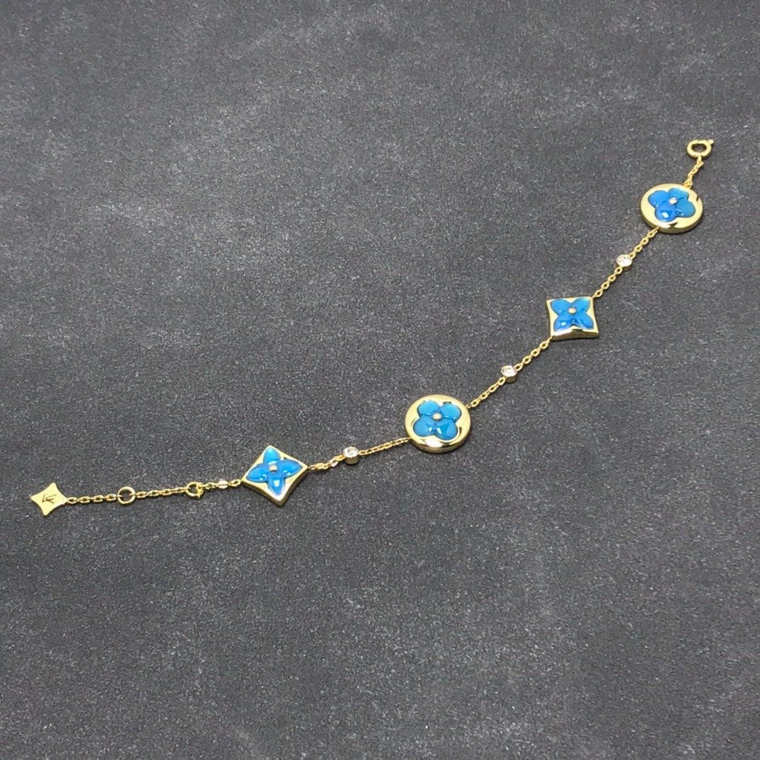 [Limara]STAR AND SUN TURQUOISE 4 MOTIFS 3 DIAMONDS