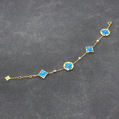 [Limara]STAR AND SUN TURQUOISE 4 MOTIFS 3 DIAMONDS