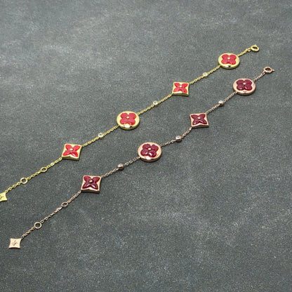 [Limara]STAR AND SUN CARNELIAN 4 MOTIFS 3 DIAMONDS