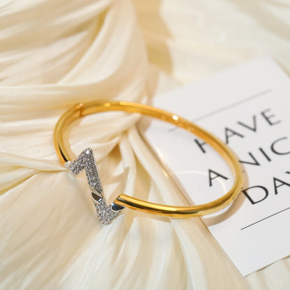[Limara]VOLTE UPSITE DOWN GOLD DIAMOND BRACELET