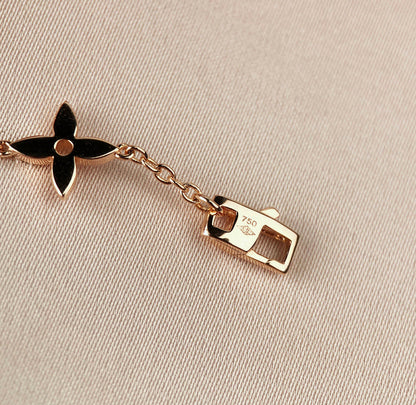 [Limara]STAR AND SUN 7 MOTIFS GOLD BRACELET