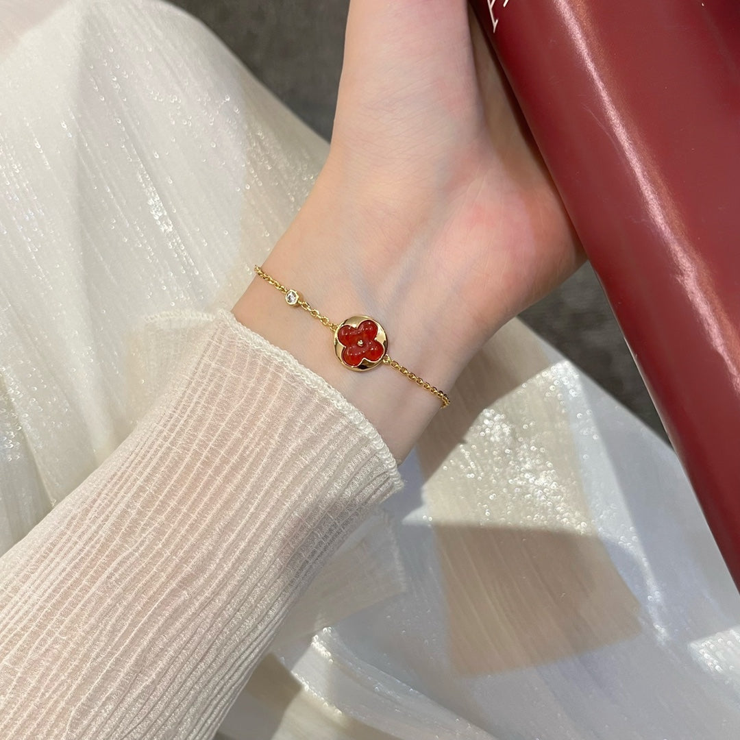 [Limara]SUN PEDANT CARNELIAN BRACELET