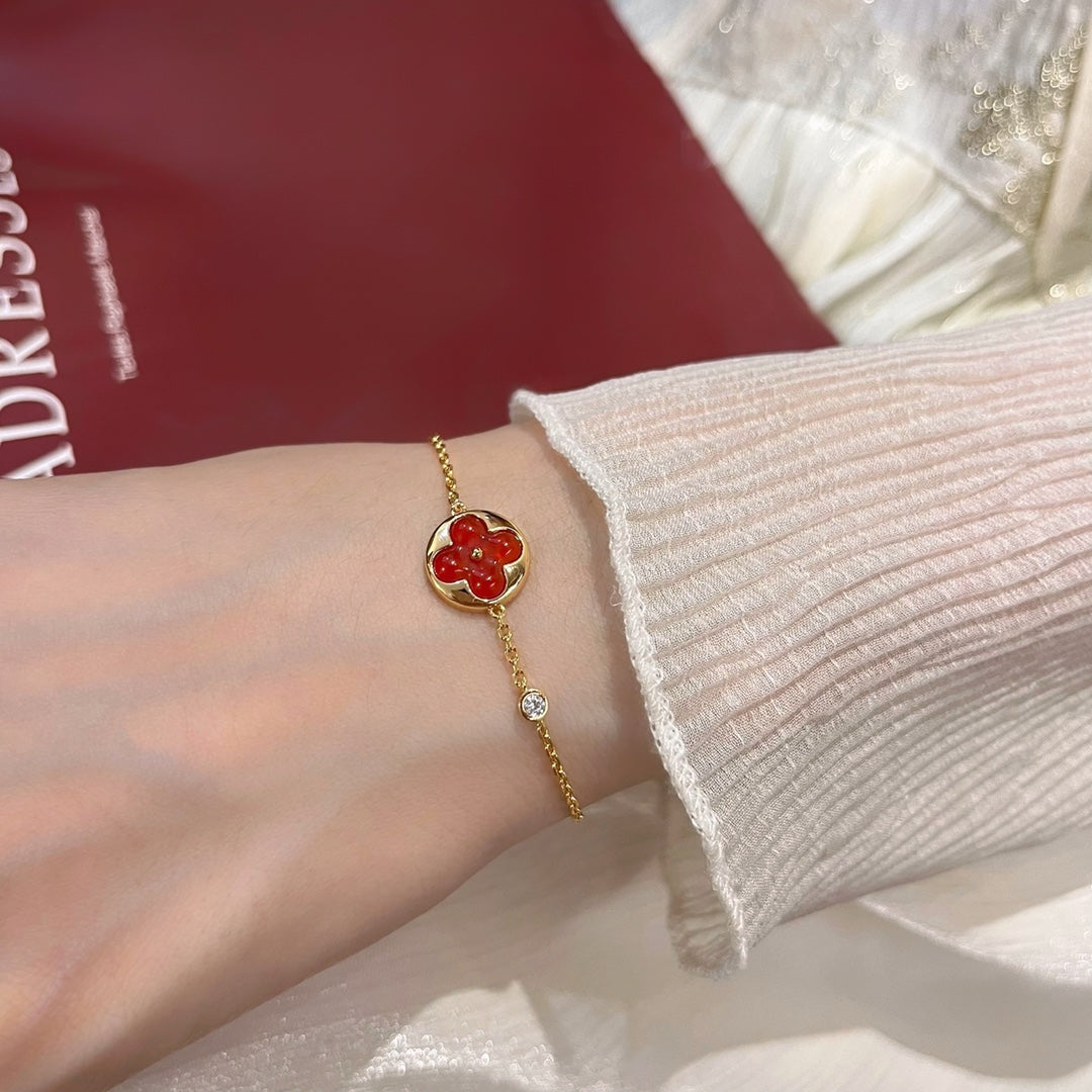 [Limara]SUN PEDANT CARNELIAN BRACELET
