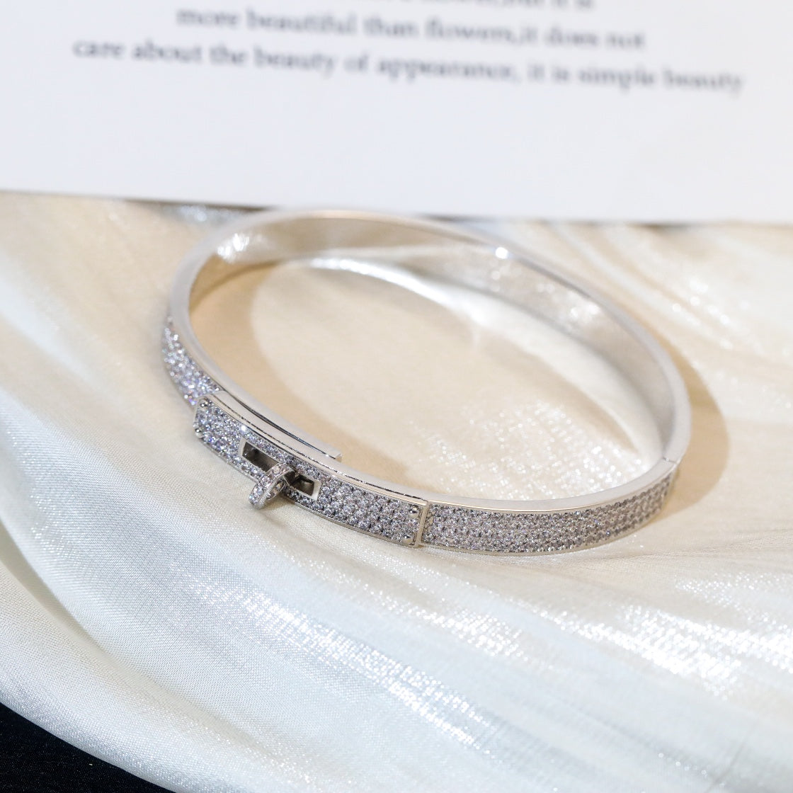 [Limara]KELLY BRACELET DIAMOND PAVED