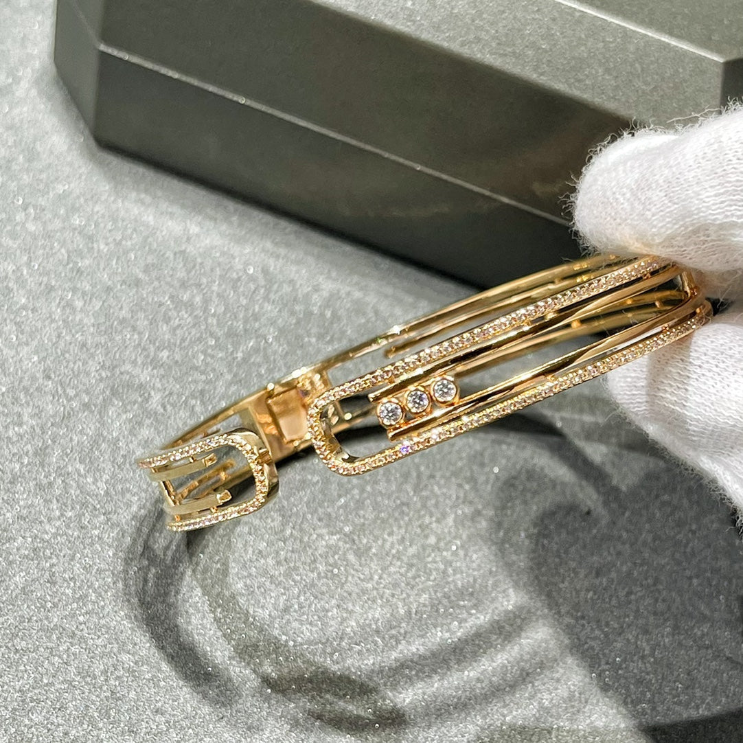 [Limara]MOVE 10TH PAVED DIAMOND BRACELET