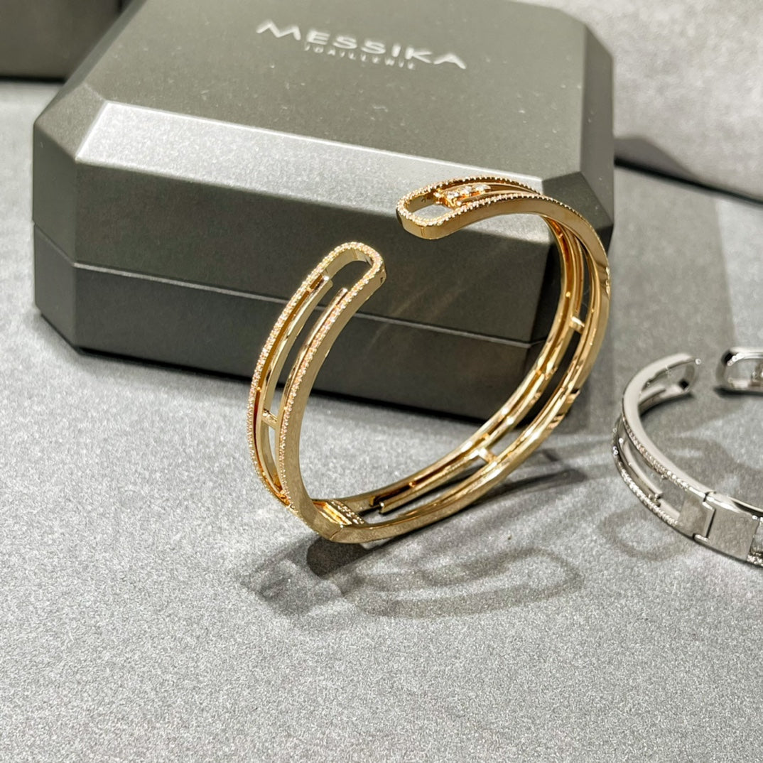 [Limara]MOVE 10TH PAVED DIAMOND BRACELET