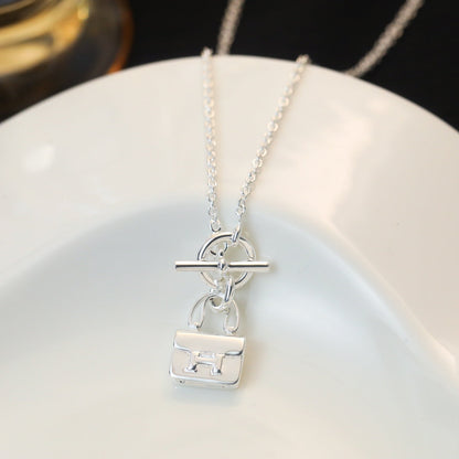 [Limara]POP H PEDANT SILVER NECKLACE