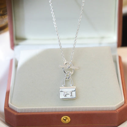 [Limara]POP H PEDANT SILVER NECKLACE