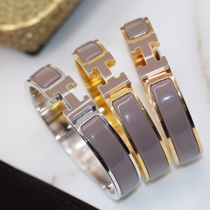 [Limara]H BRACELET 12MM BROWN