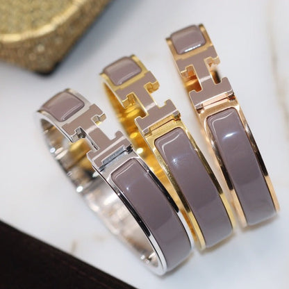 [Limara]H BRACELET 12MM BROWN
