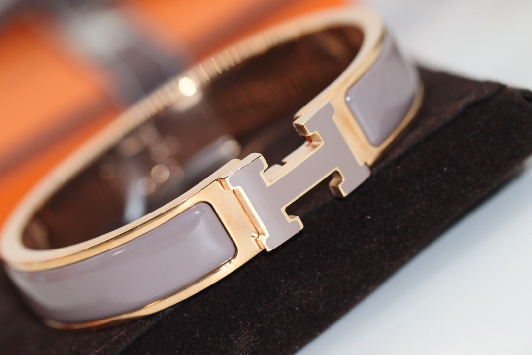 [Limara]H BRACELET 12MM BROWN