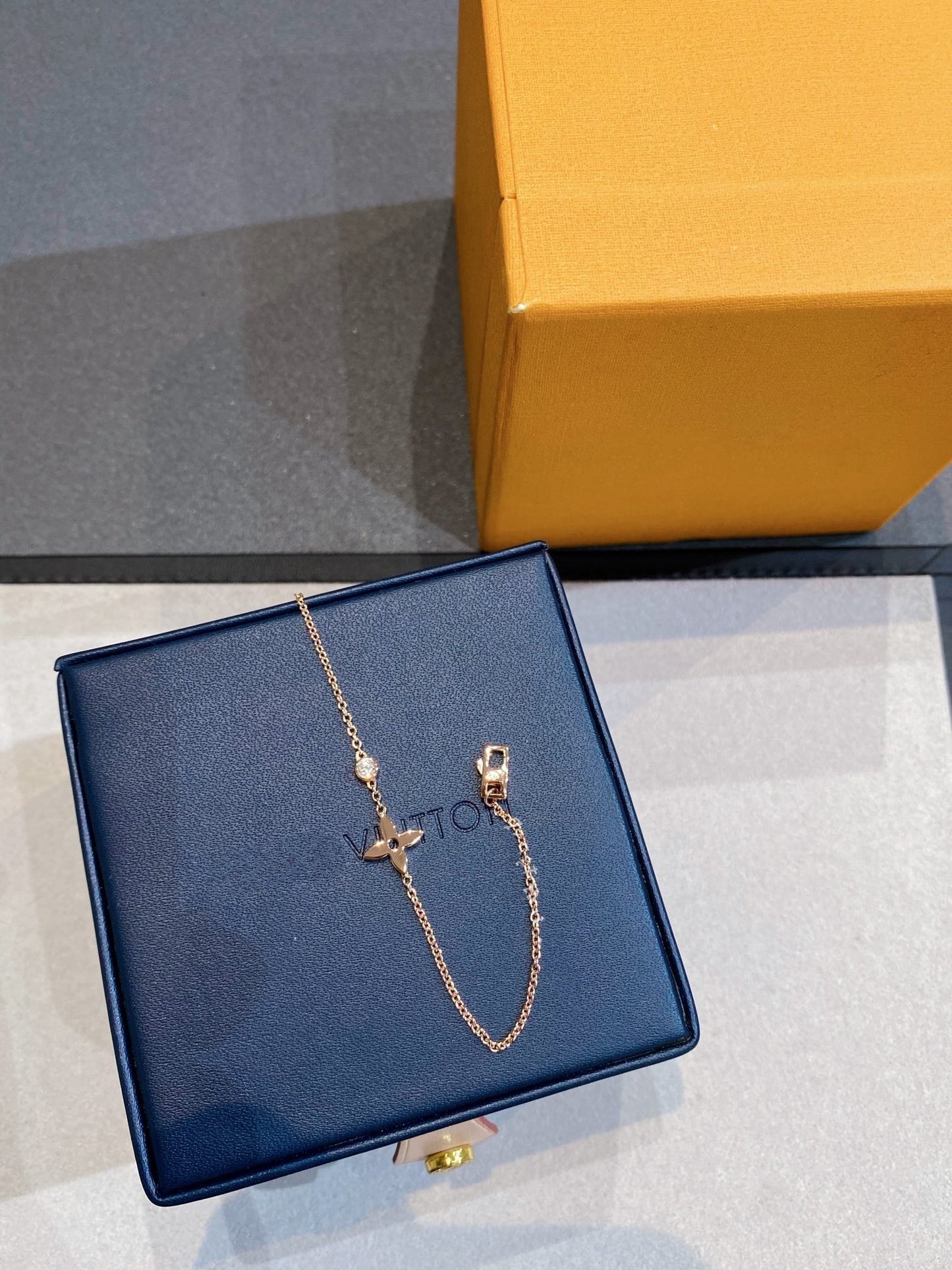 [Limara]STAR DIAMOND ROSE GOLD BRACELET