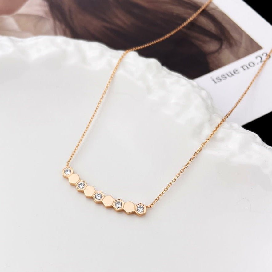 [Limara]BEE MY LOVE DIAMOND NECKLACE