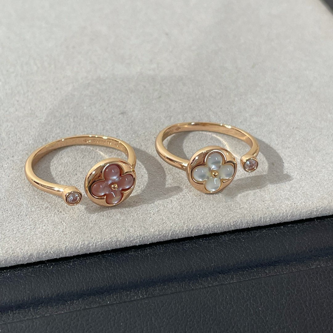 [Limara]SUN 1 DIAMOND PINK MOP RING