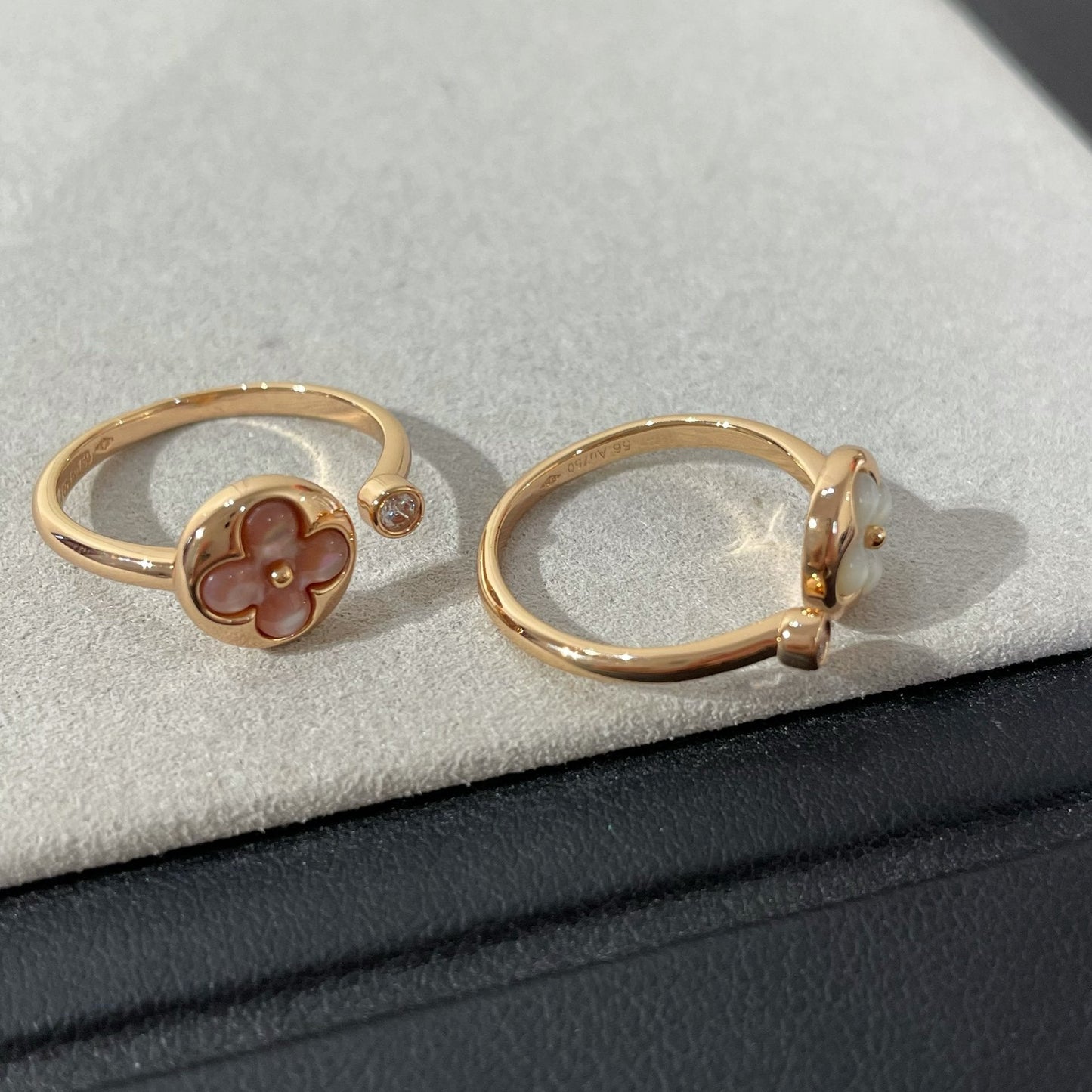 [Limara]SUN 1 DIAMOND PINK MOP RING