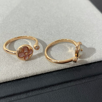 [Limara]SUN 1 DIAMOND PINK MOP RING