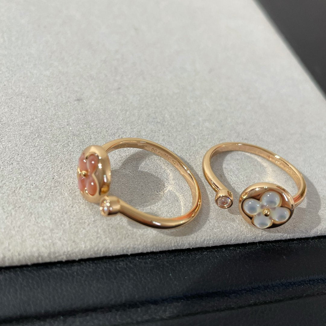 [Limara]SUN 1 DIAMOND PINK MOP RING