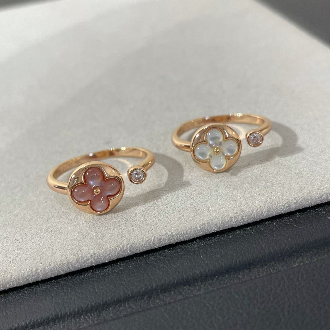 [Limara]SUN 1 DIAMOND PINK MOP RING