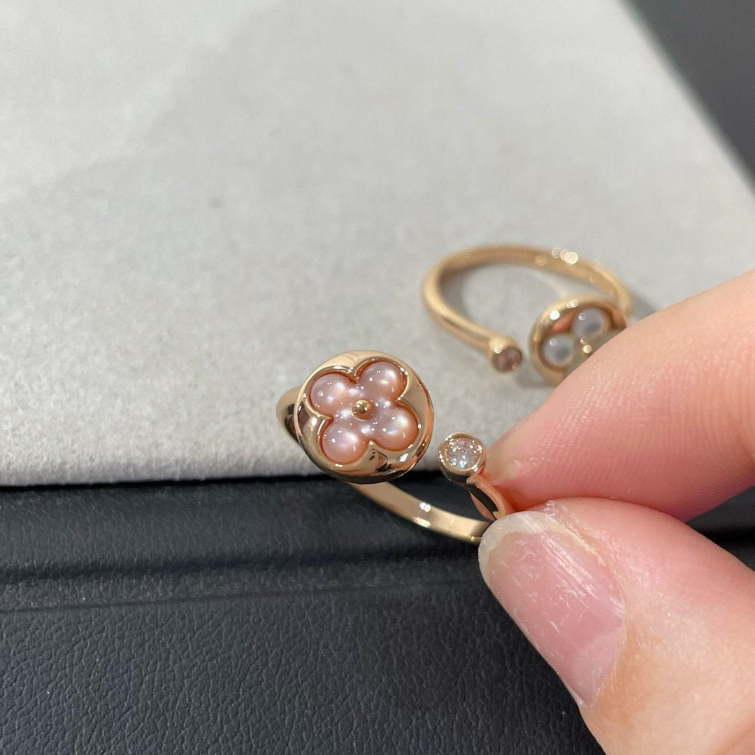 [Limara]SUN 1 DIAMOND PINK MOP RING