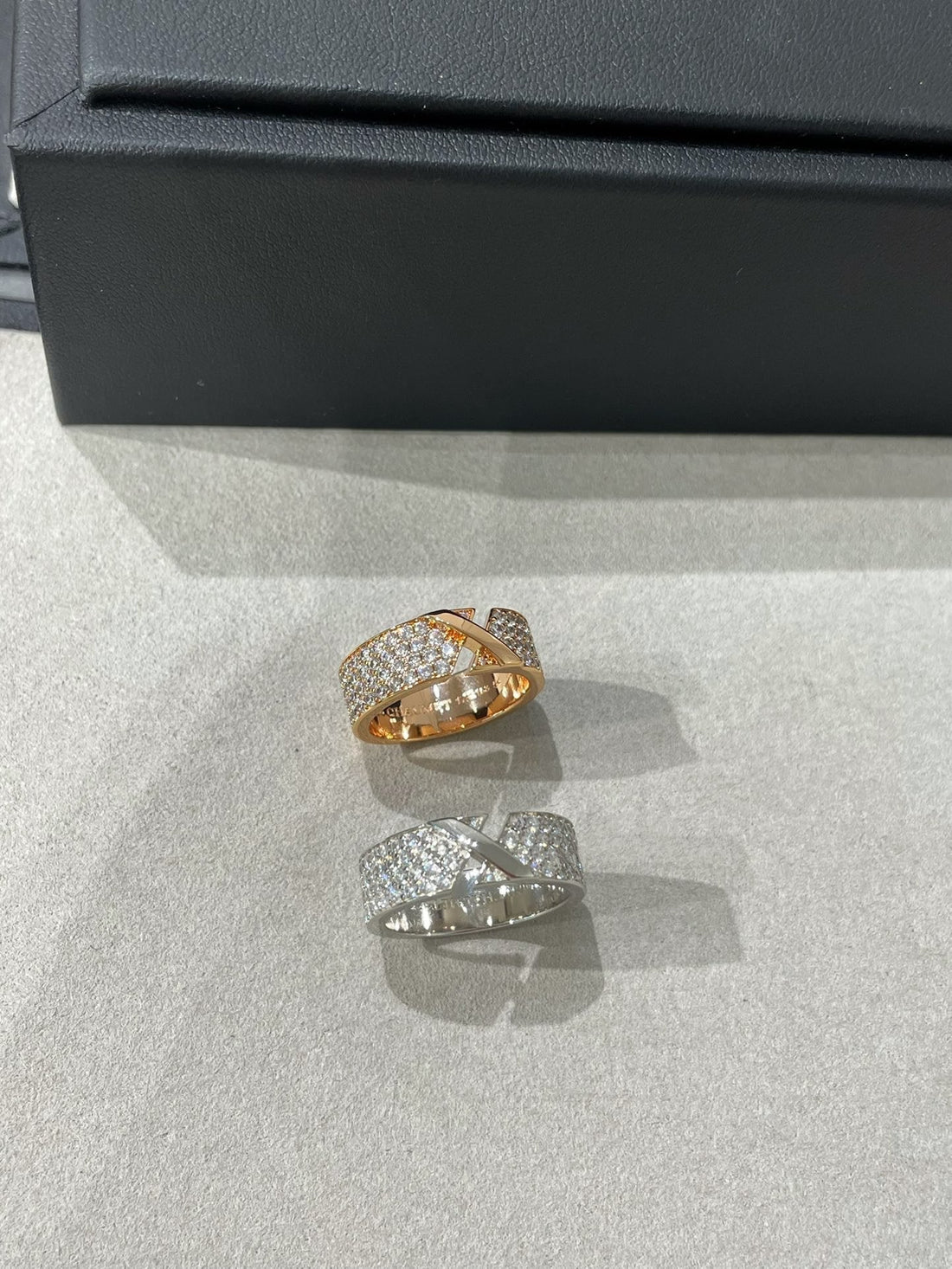[Limara]LIENS EVIDENCE  DIAMOND PAVED RING