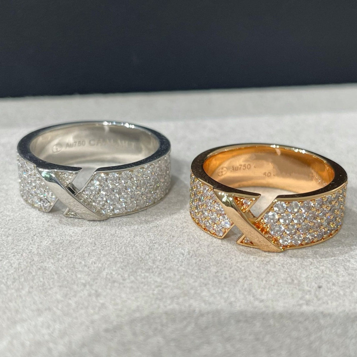 [Limara]LIENS EVIDENCE  DIAMOND PAVED RING