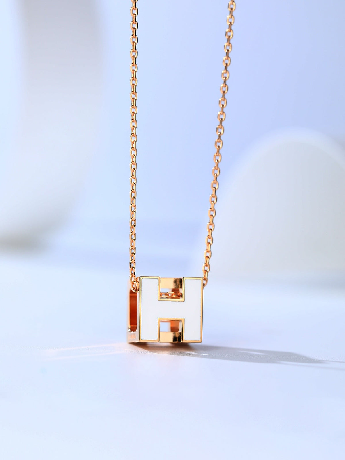 [Limara]H CAGE ROSE GOLD NECKLACE