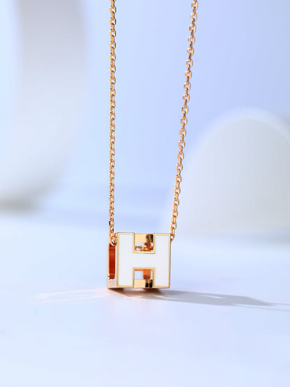[Limara]H CAGE ROSE GOLD NECKLACE