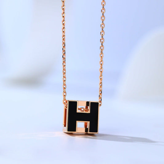 [Limara]H CAGE ROSE GOLD NECKLACE
