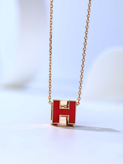 [Limara]H CAGE ROSE GOLD NECKLACE
