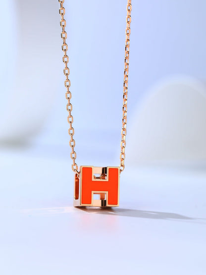 [Limara]H CAGE ROSE GOLD NECKLACE