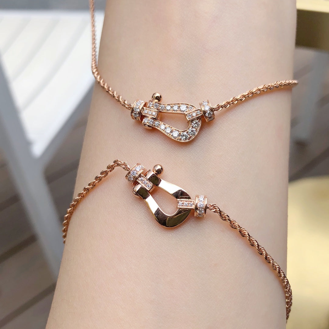 [Limara]FORCE 10 PINK GOLD DIAMOND NECKLACE