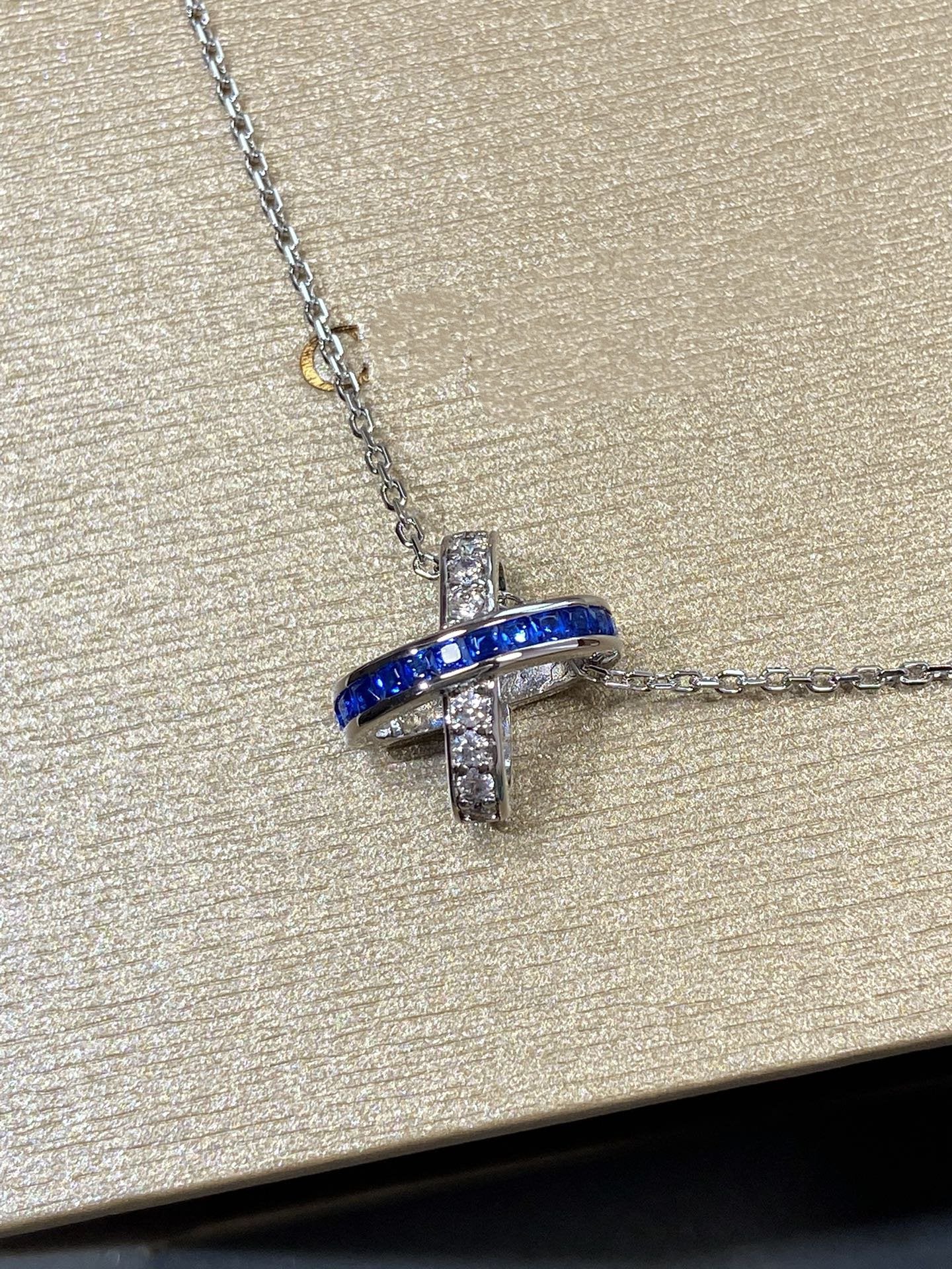 [Limara]LIENS DIAMOND SILVER NECKLACE
