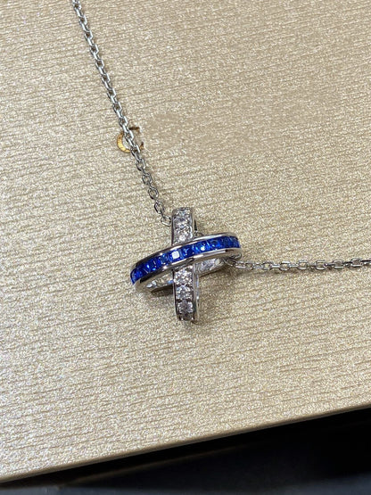 [Limara]LIENS DIAMOND SILVER NECKLACE
