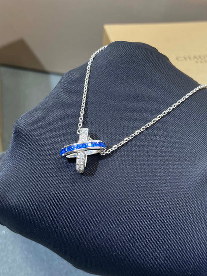 [Limara]LIENS DIAMOND SILVER NECKLACE