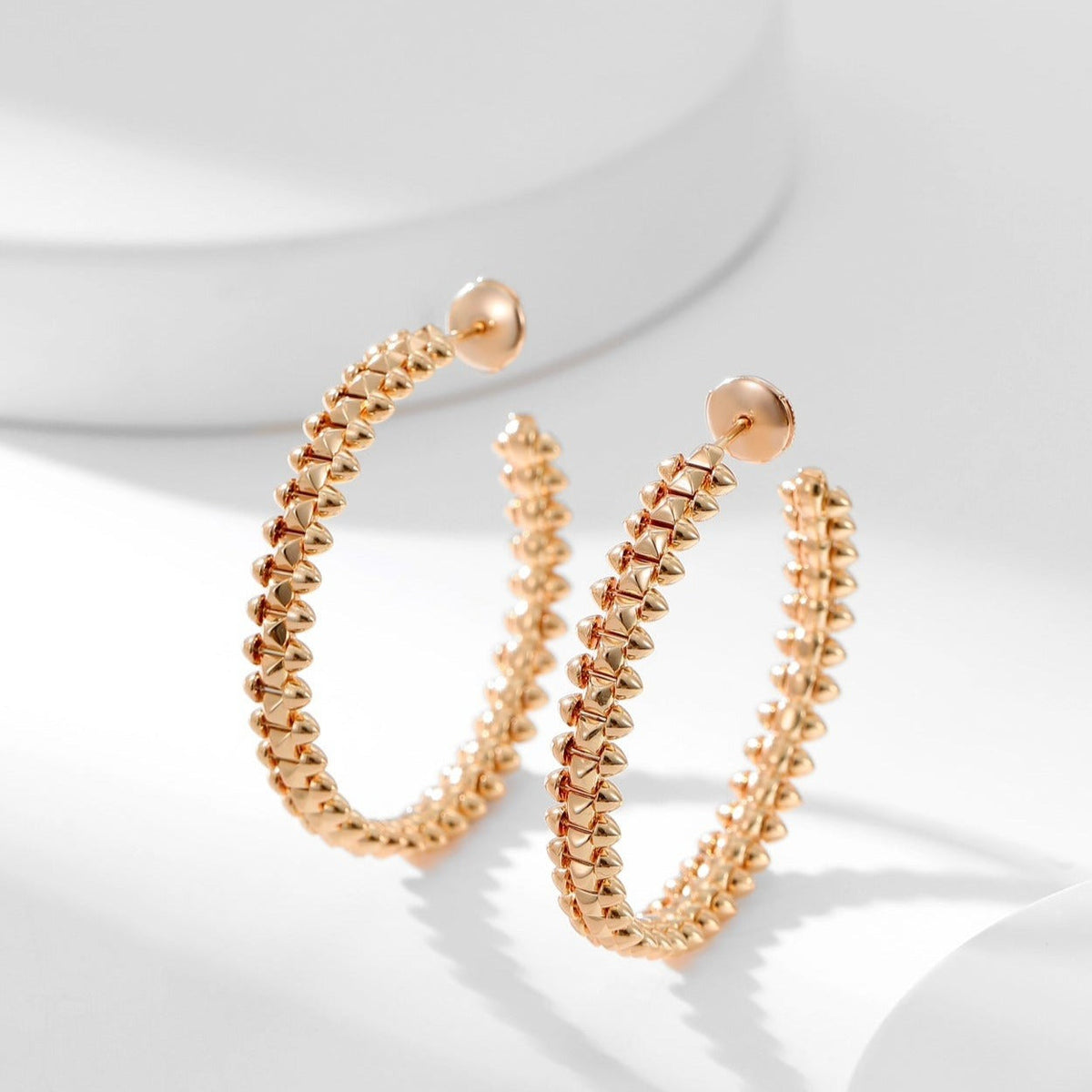 [Limara] CLASH HOOP LARGE EARRINGS