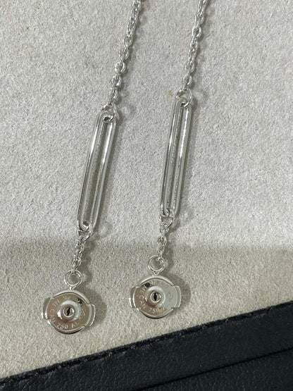 [Limara]CHAINE CHAOS DIAMOND DROP EARRINGS