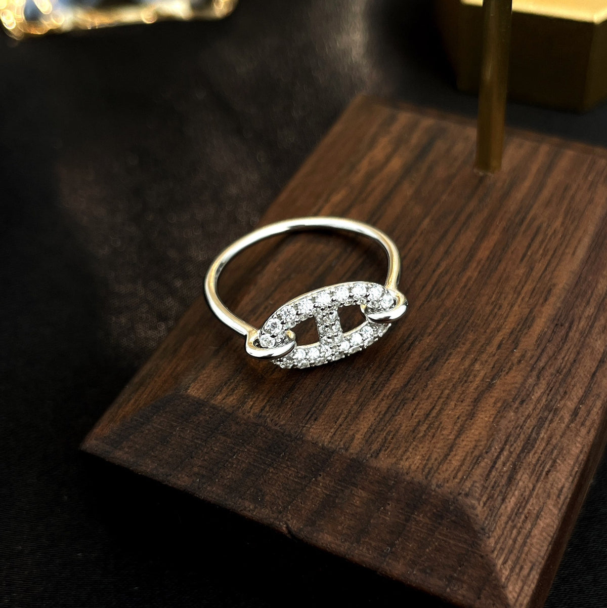 [Limara]RONDE SMALL SILVER DIAMOND RING