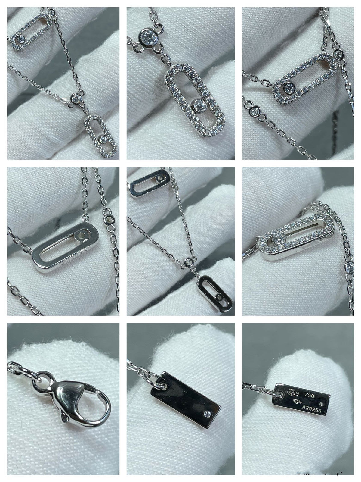 [Limara]MOVE 2 ROW DIAMOND NECKLACE