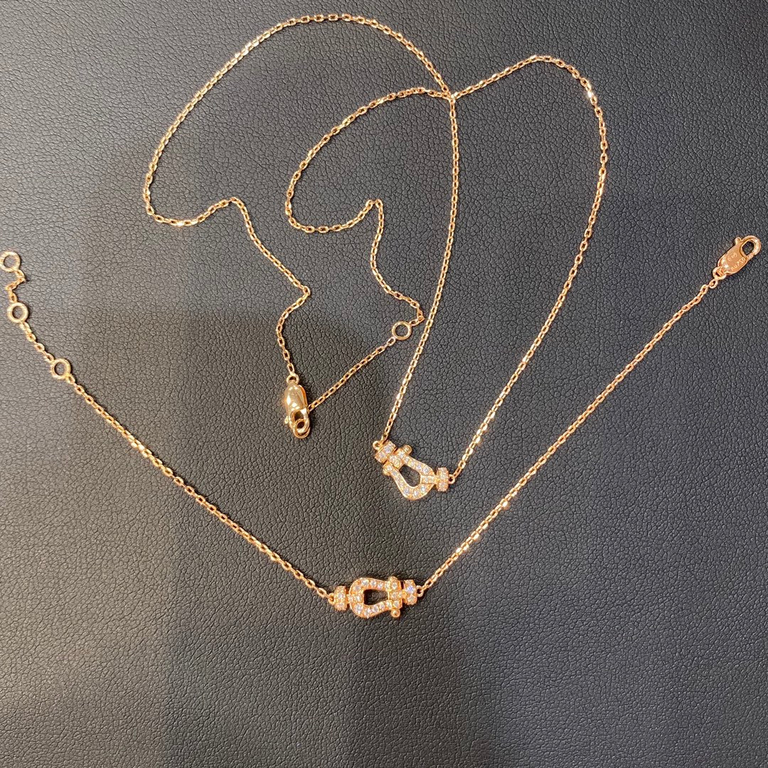 [Limara]FORCE 10 DIAMOND PINK GOLD NECKLACE MINI MODEL