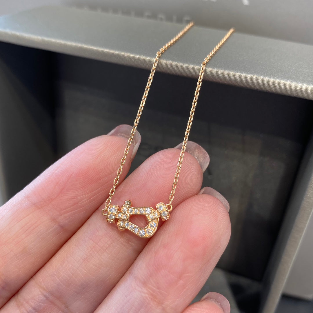[Limara]FORCE 10 DIAMOND PINK GOLD NECKLACE MINI MODEL