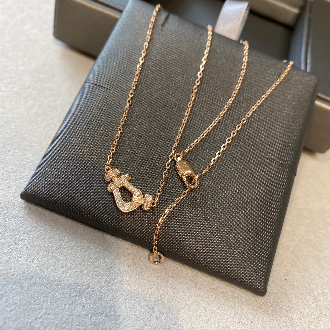 [Limara]FORCE 10 DIAMOND PINK GOLD NECKLACE MINI MODEL