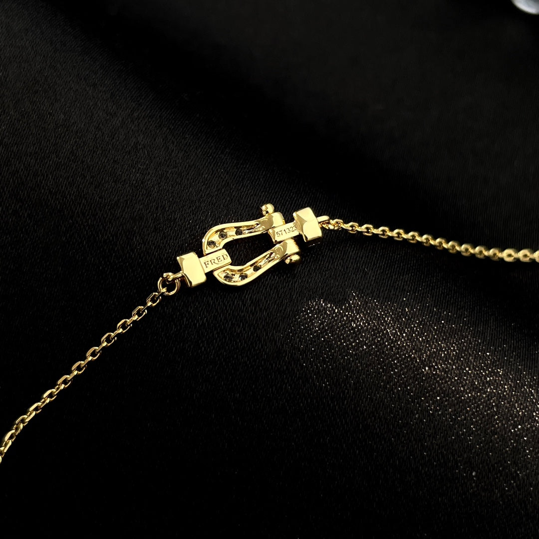 [Limara]FORCE 10 FULL DIAMOND BUCKLE CHAIN LINK MINI MODEL