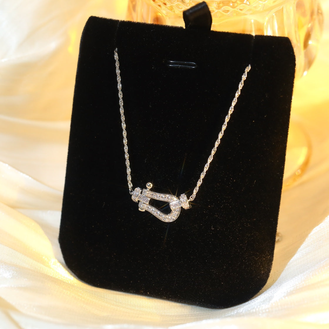 [Limara]FORCE 10 DIAMOND SILVER NECKLACE MINI MODEL