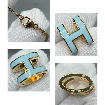 [Limara]POP H SKY BLUE NECKLACE